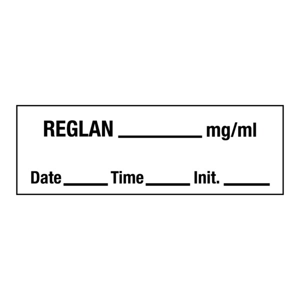 Nevs Reglan_mg/ml DTI 1/2 x 500 White w/Black SANT-79 - main